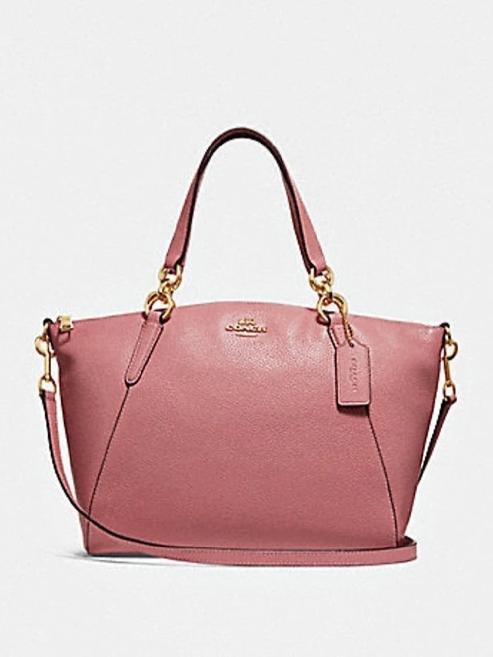 Coach Small Kelsey Satchel in Vintage Pink (Style#F31077)